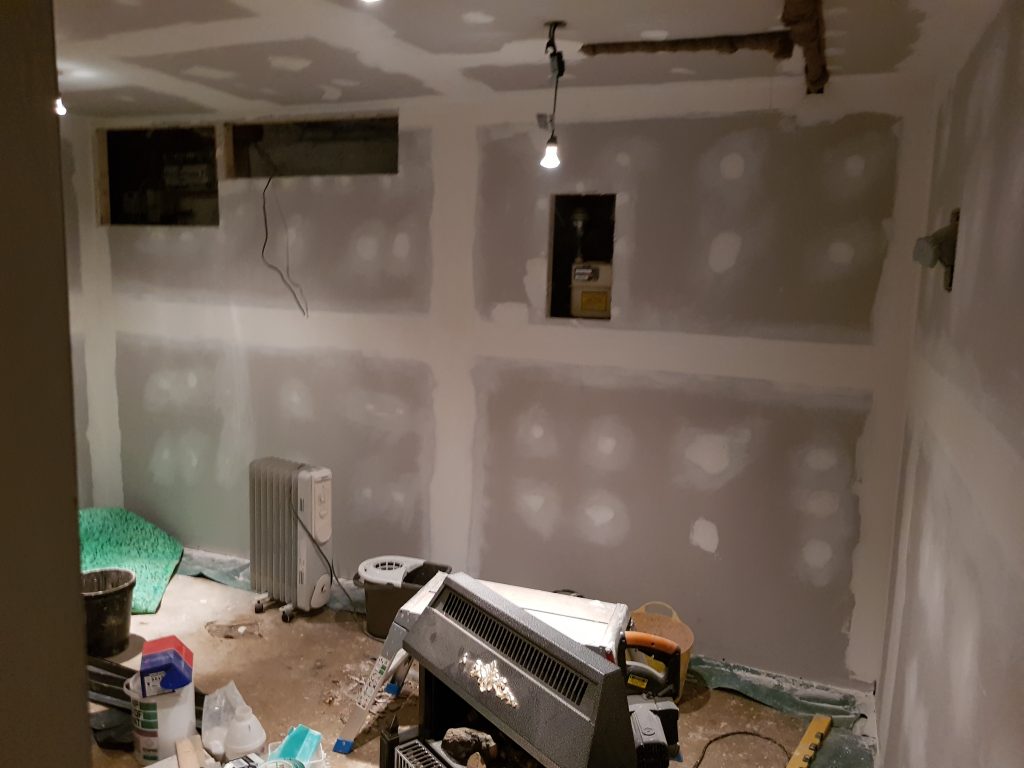 Basement conversion in a room